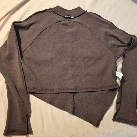 Boohoo brown sweater size 16 - Picture 3 of 5